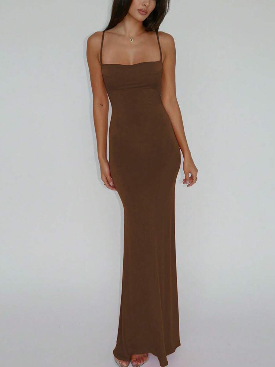 VERDÉ - Maxi Bodycon Slip Dress