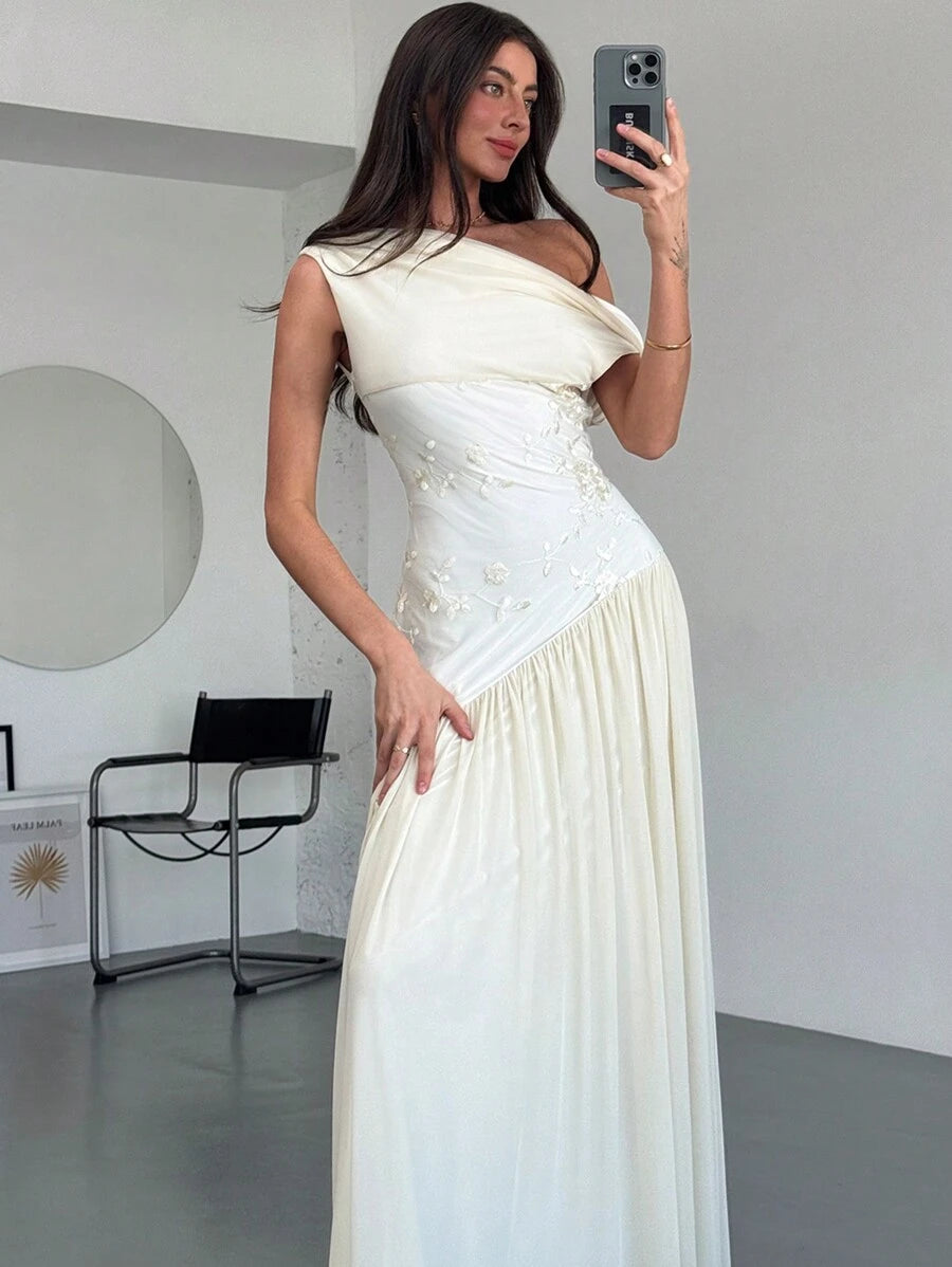 ÉVOLEA - Asymmetric Maxi Dress