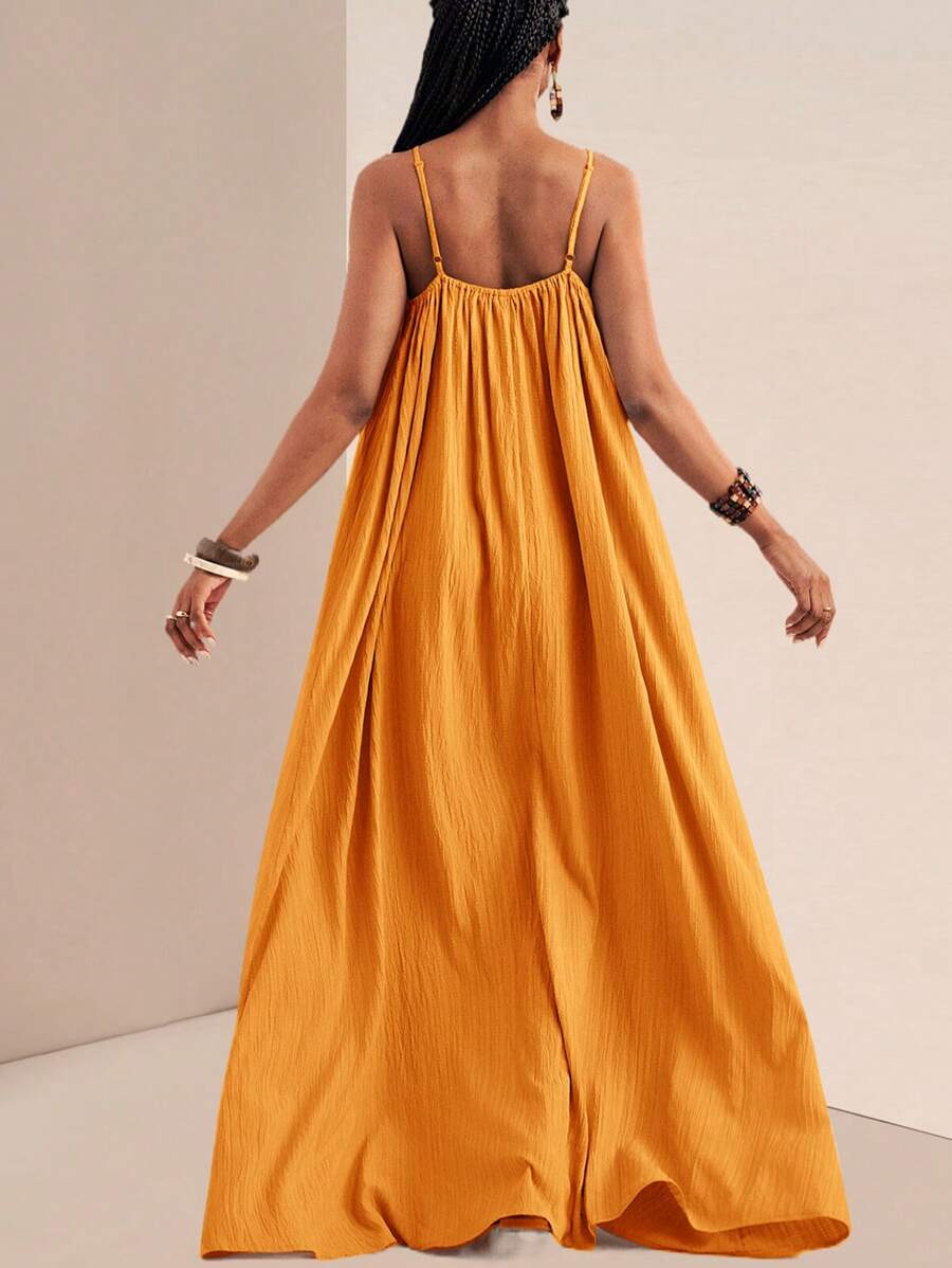 NOMÉA – Boho Flared Maxi Dress
