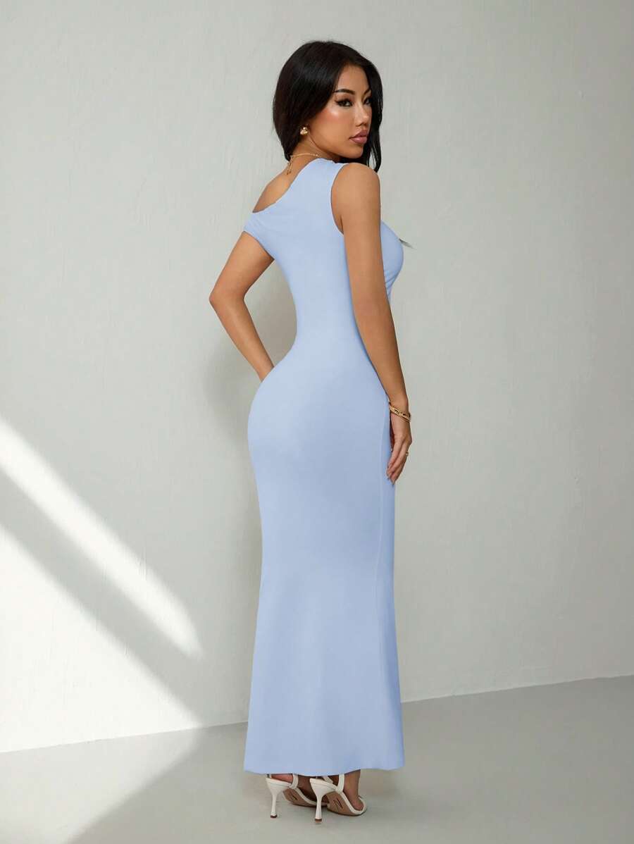 SVELTA - Petite One Shoulder Mermaid Maxi Dress