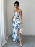 FLORÉA - Floral Cami Midi Dress
