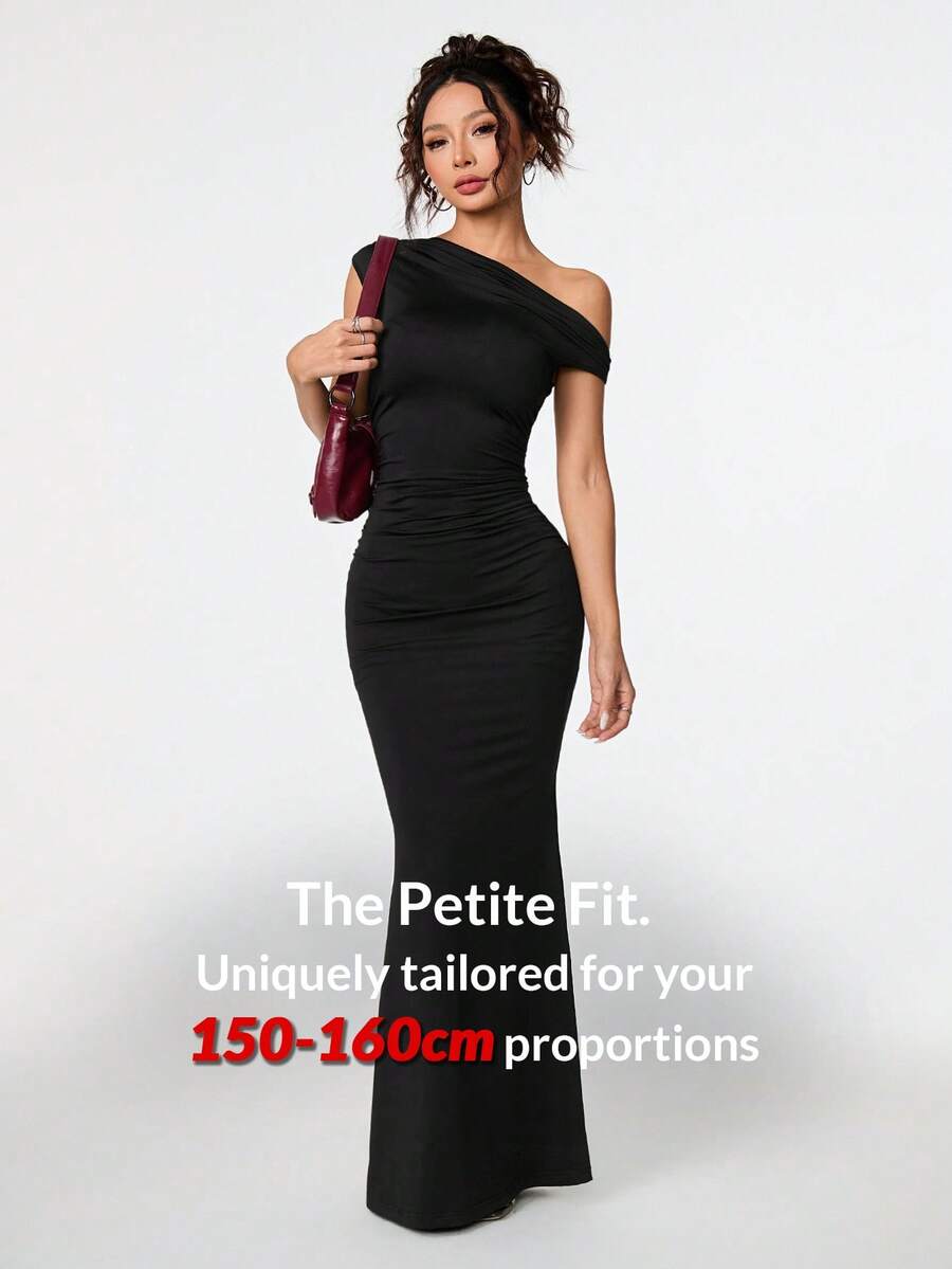 SVELTA - Petite One Shoulder Mermaid Maxi Dress