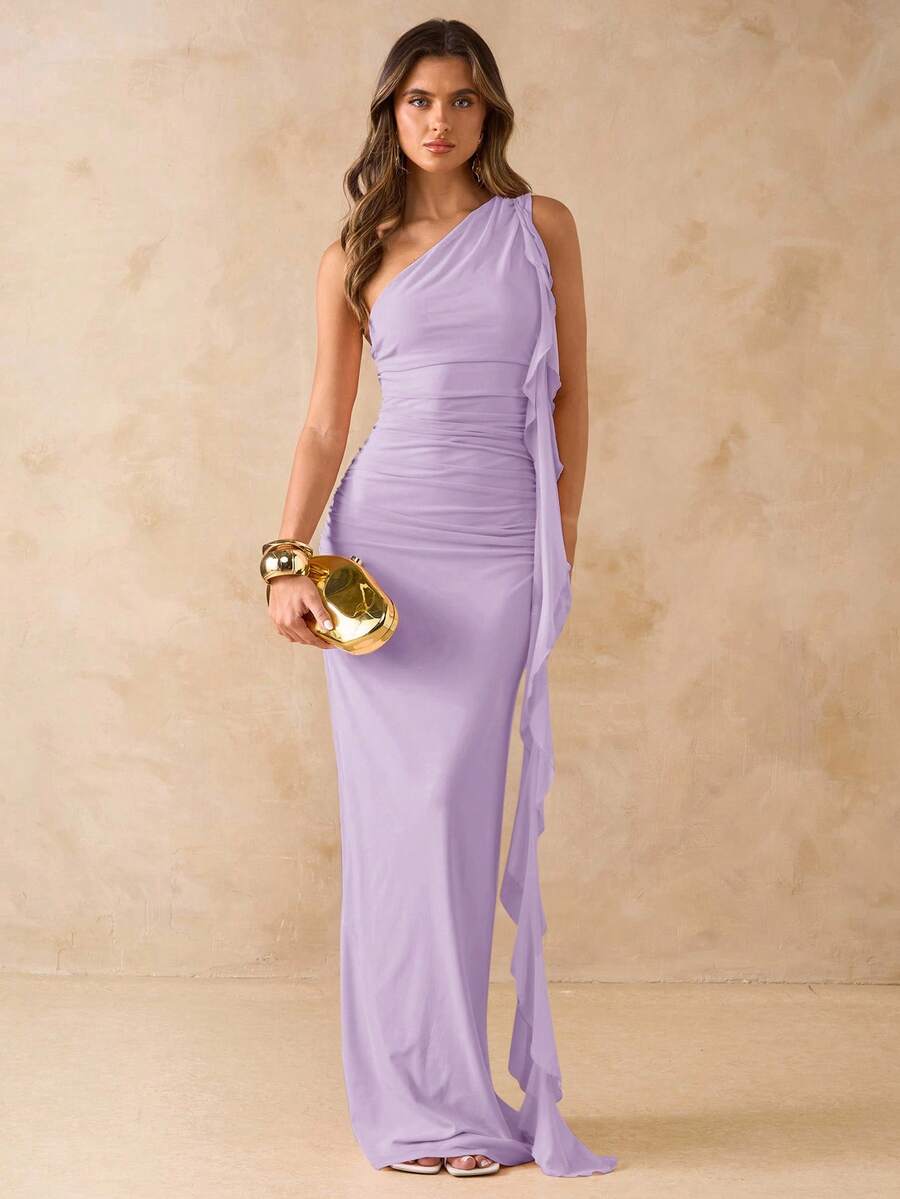 LUÉRA – Asymmetric Bodycon Maxi Dress