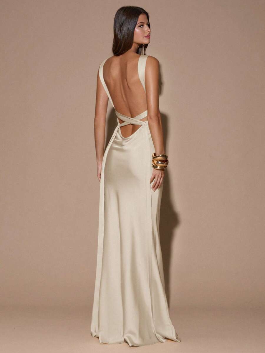 SOLÉA - Backless Maxi Dress