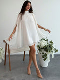 ÉLYRA – Chiffon A-Line Mini Dress