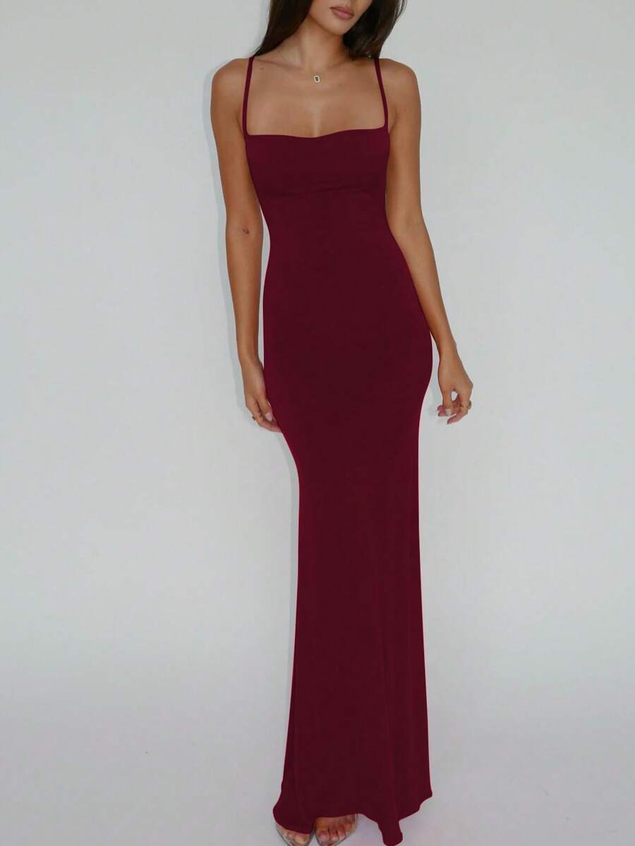 VERDÉ - Maxi Bodycon Slip Dress