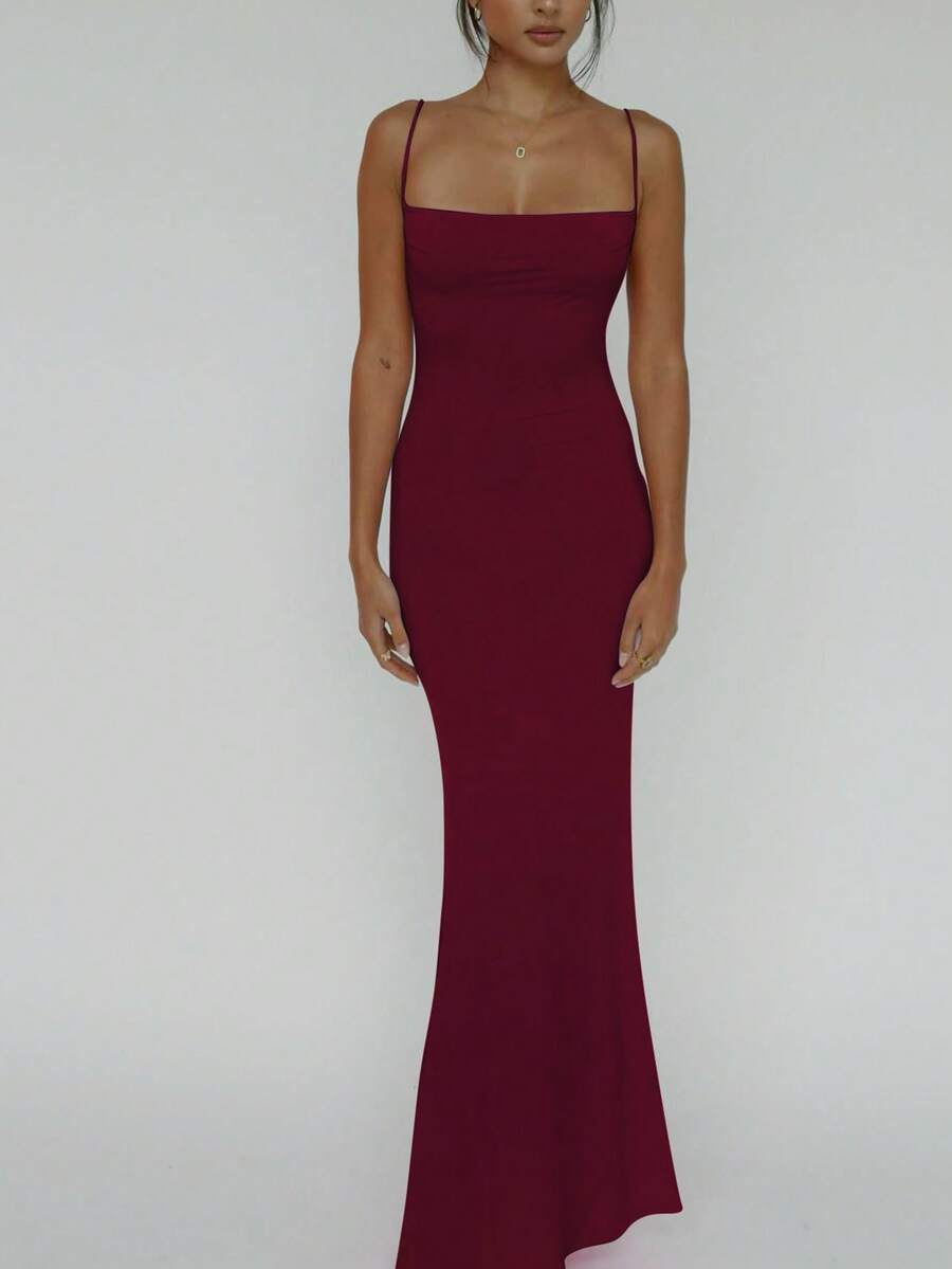 VERDÉ - Maxi Bodycon Slip Dress