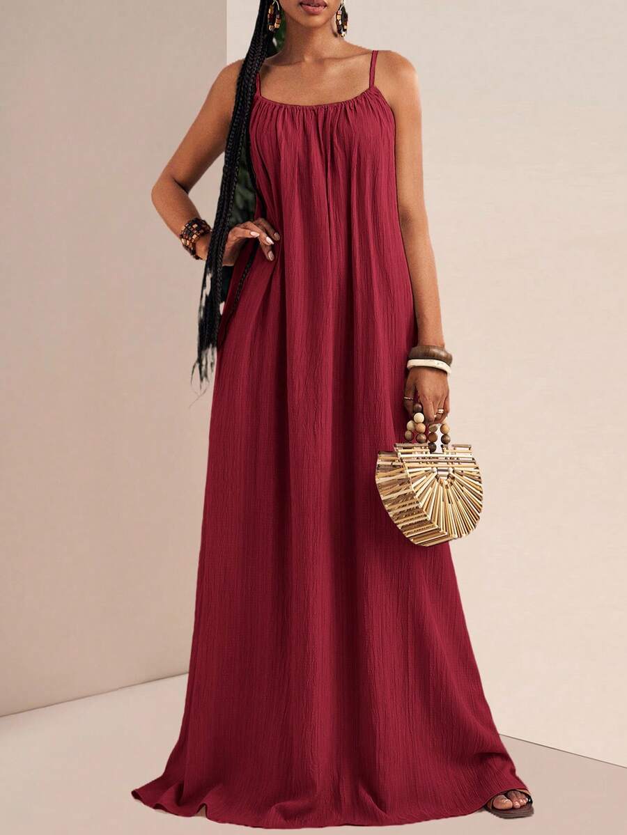 NOMÉA – Boho Flared Maxi Dress