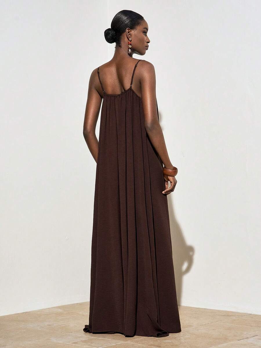 NOMÉA – Boho Flared Maxi Dress