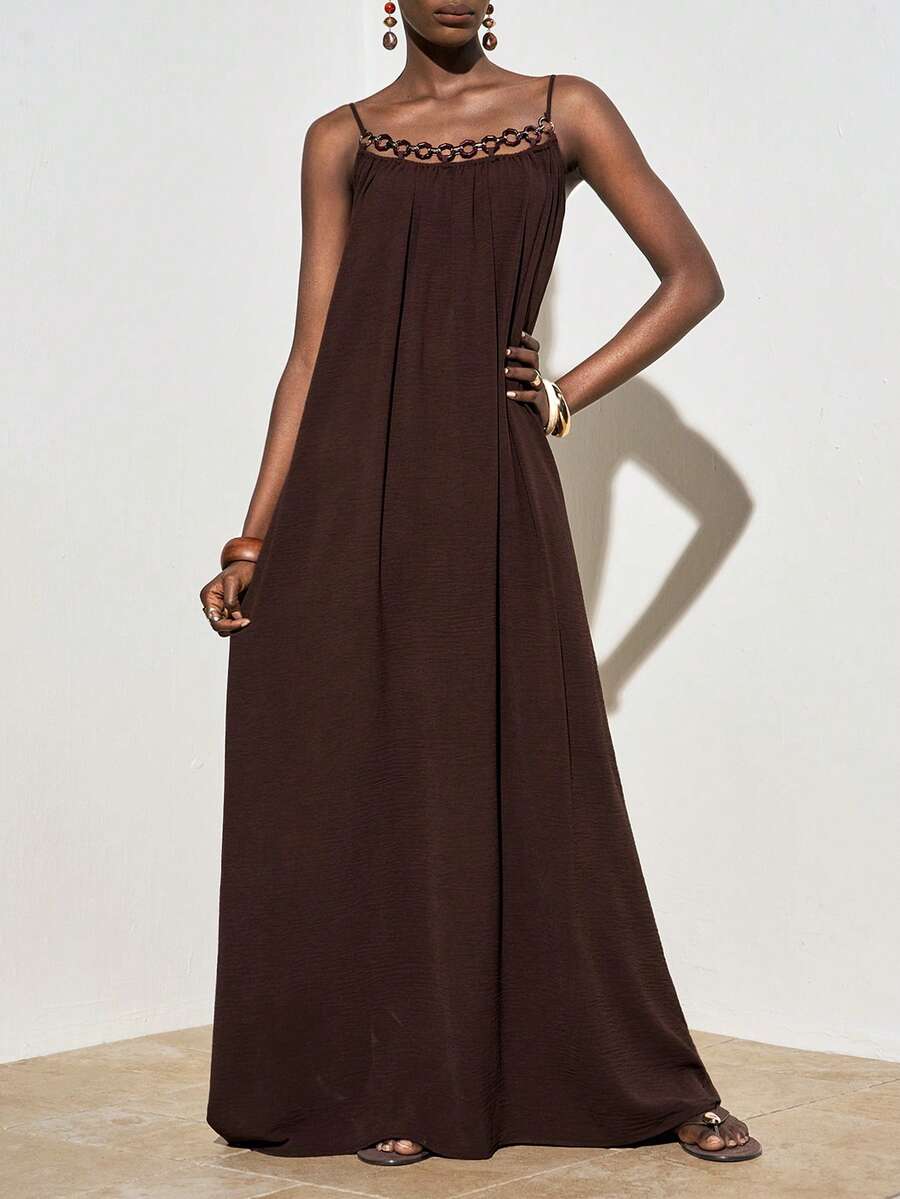 NOMÉA – Boho Flared Maxi Dress