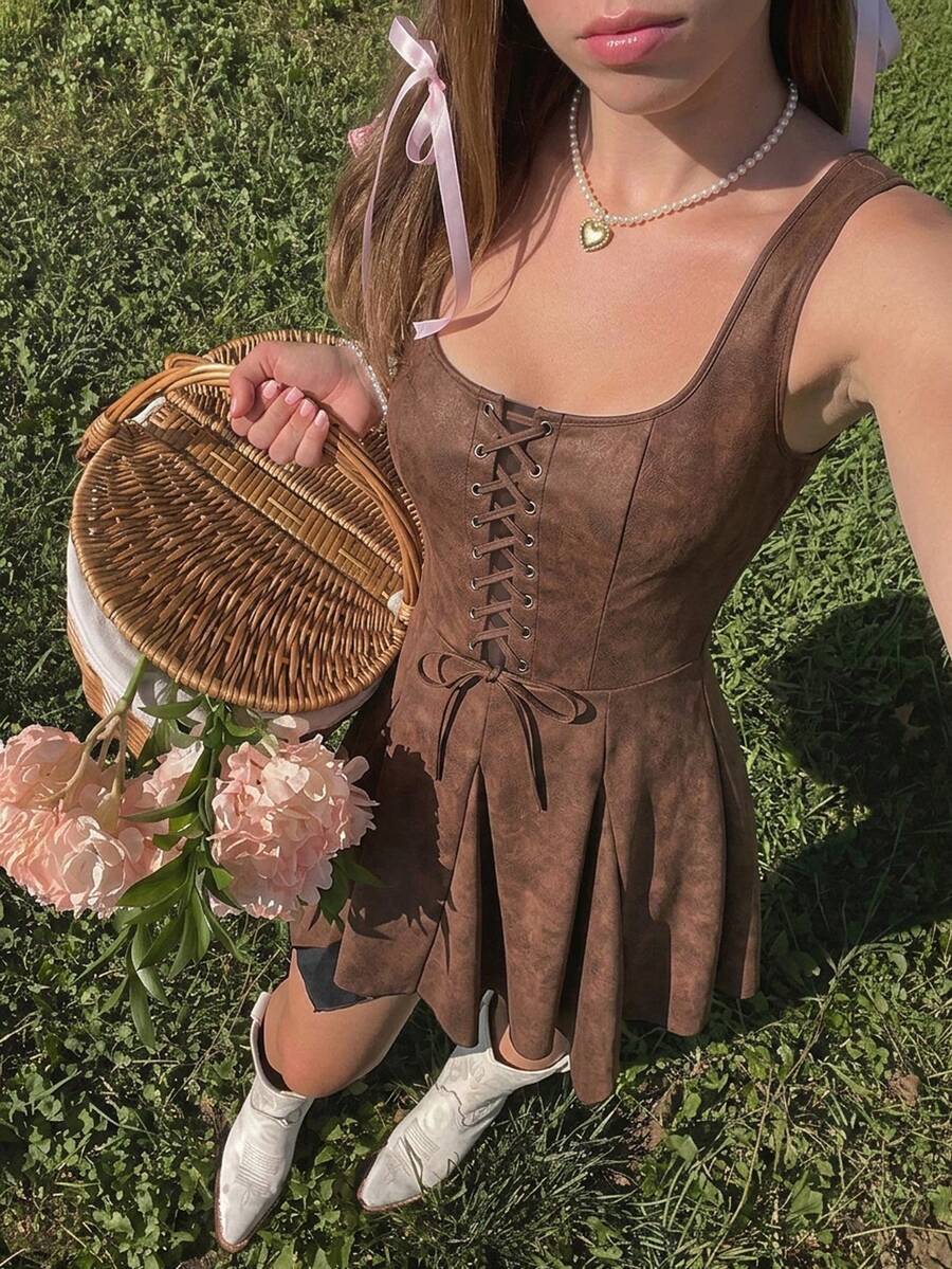 VALMA – Vintage Corset Style Mini Dress