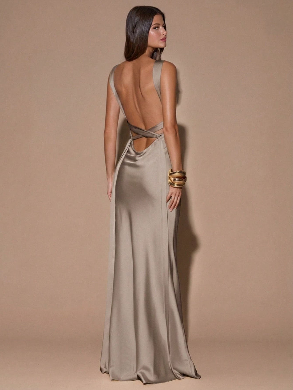 SOLÉA - Backless Maxi Dress