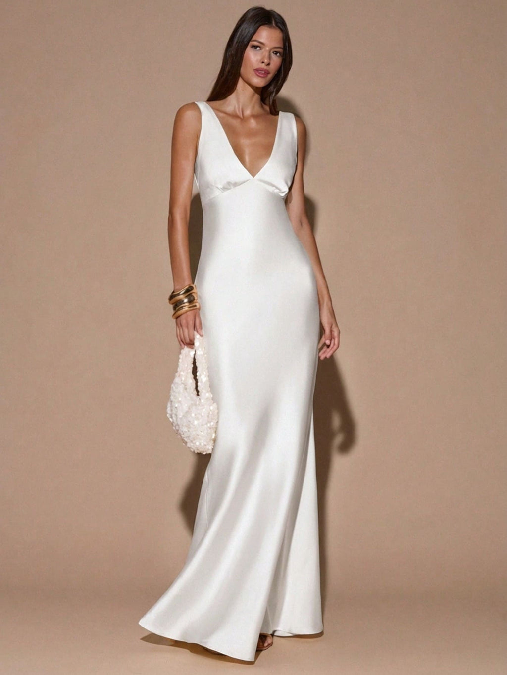 SOLÉA - Backless Maxi Dress