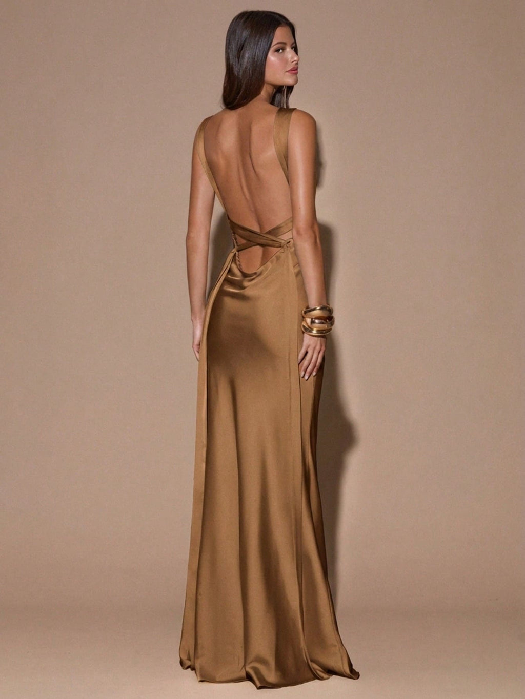 SOLÉA - Backless Maxi Dress