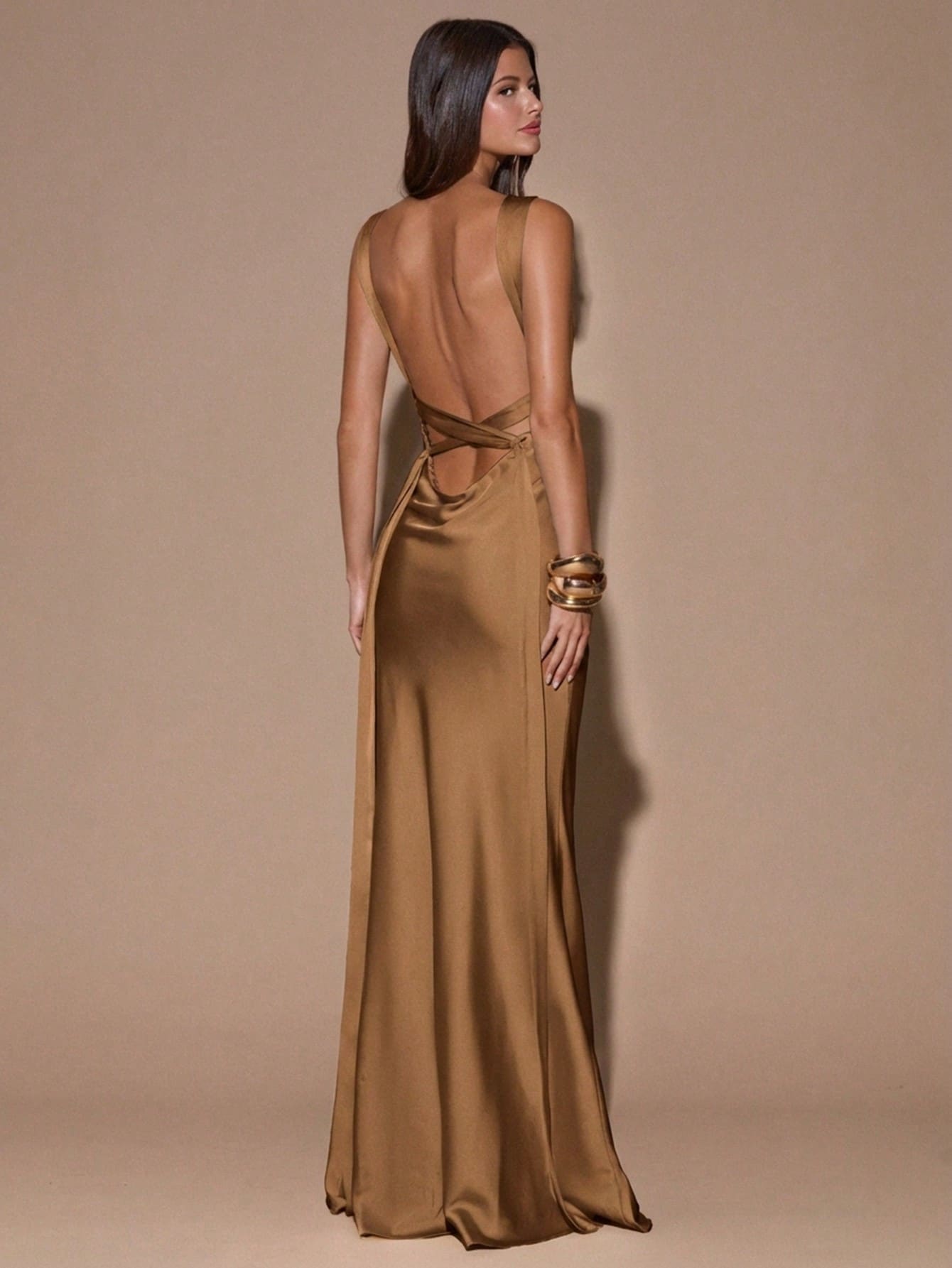SOLÉA - Backless Maxi Dress