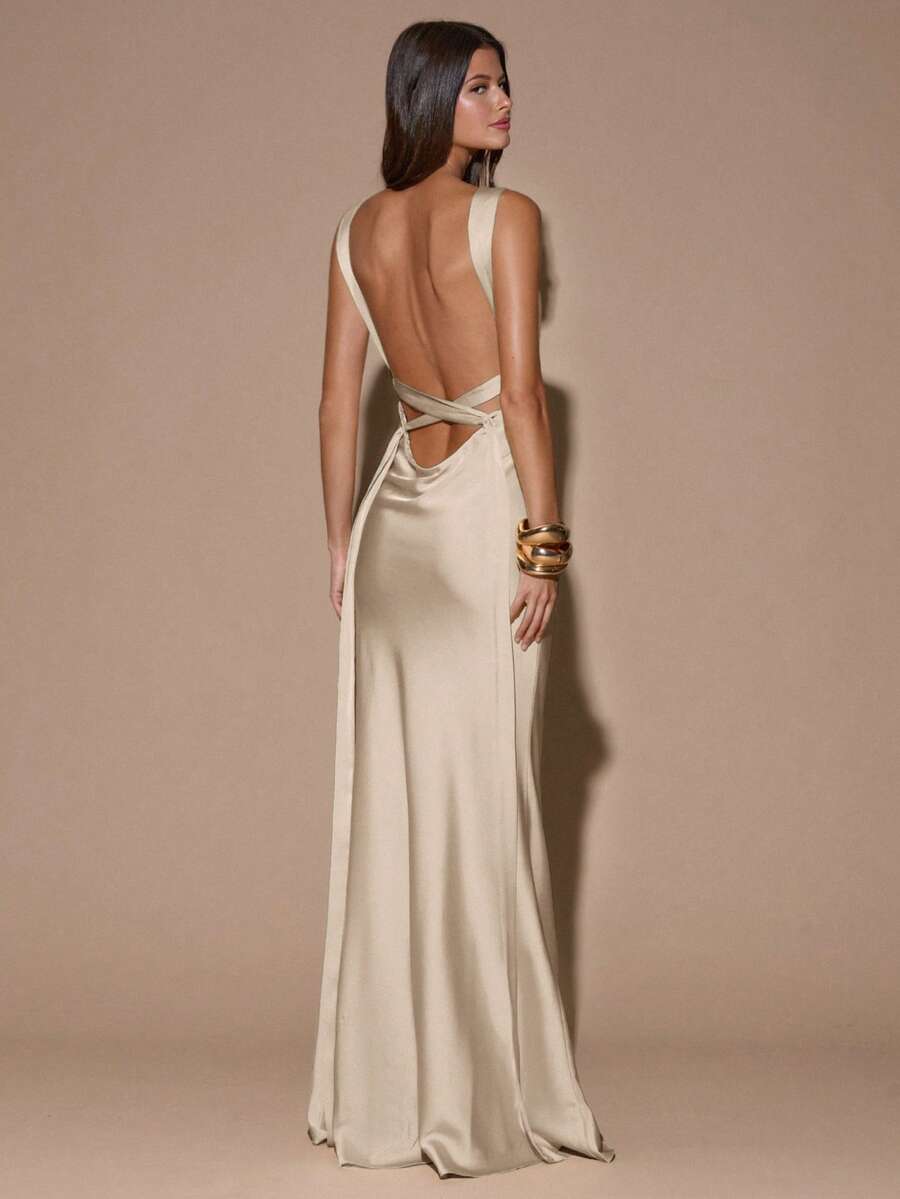 SOLÉA - Backless Maxi Dress