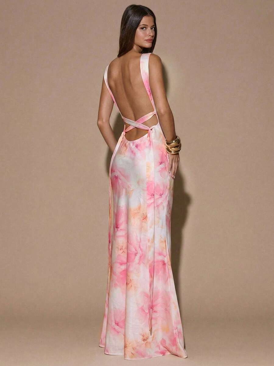 SOLÉA - Backless Maxi Dress