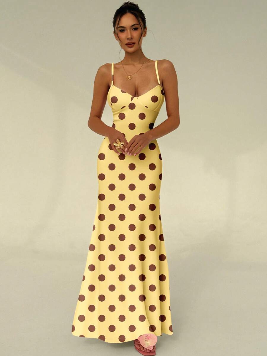 SUNFLARE – Tropical Print Bodycon Maxi Dress