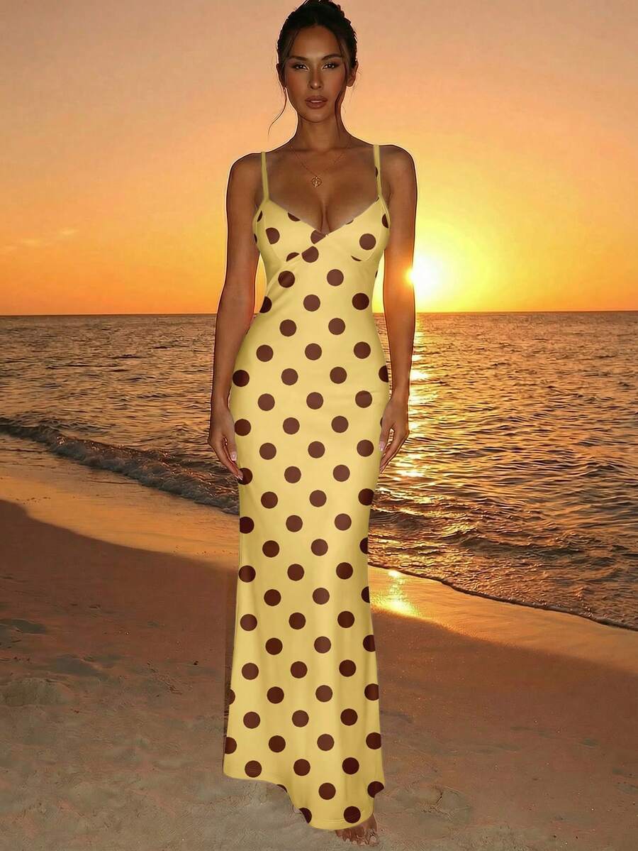 SUNFLARE – Tropical Print Bodycon Maxi Dress Multicolor_10