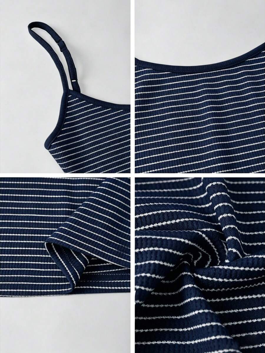 LIRÉA - Spaghetti Strap Bodycon Midi Dress