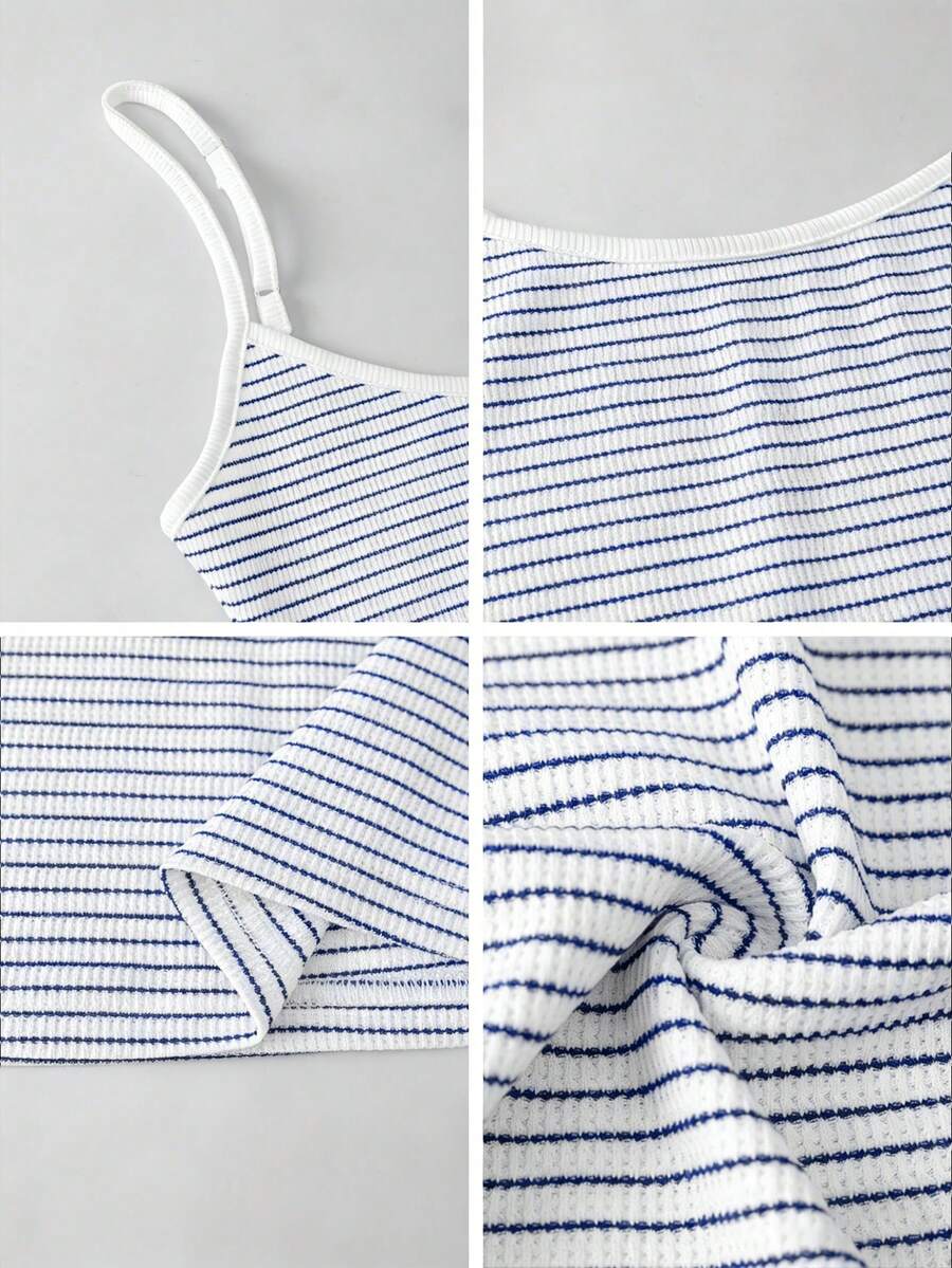 LIRÉA - Spaghetti Strap Bodycon Midi Dress
